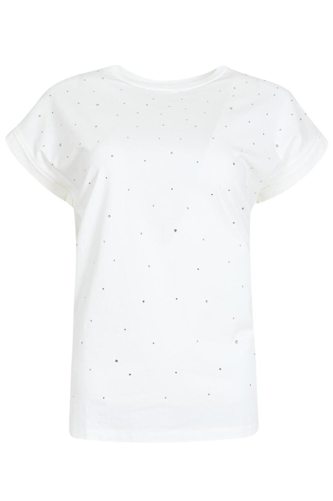 NANA T SHIRT SU25 75 349 OFF WHITE SILVER